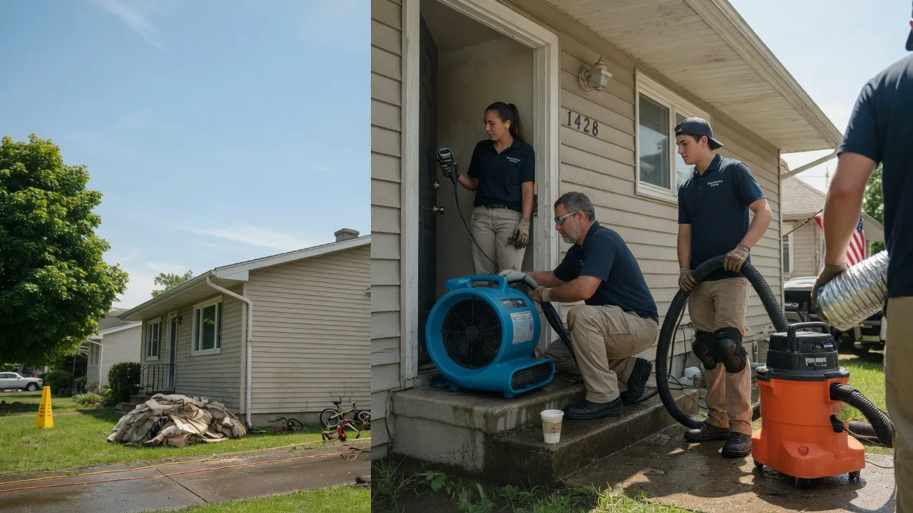 Water Damage Restoration in La Fontaine, IN near me